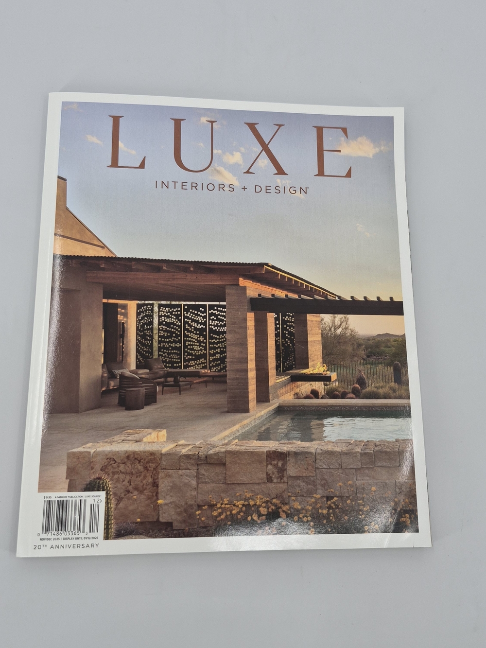 Luxe Interiors & Design Magazine Nov/Dec 2025 20th Anniversary